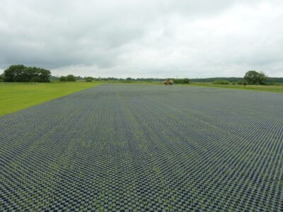 grassrunway reinforcment from novus-HM for rescue-flights and firefigther aircrafts