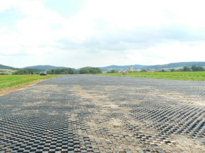 New runway with drainage
