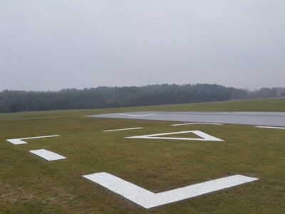 Clear demarcation of areas on airfields