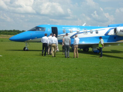 High load capacity on grass runways reinforced with TERRA-GRID E 35